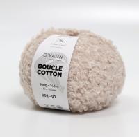 BOUCLE COTTON 802 38% меринос 12% альпака 38% хлопок 12% па 140м/100г