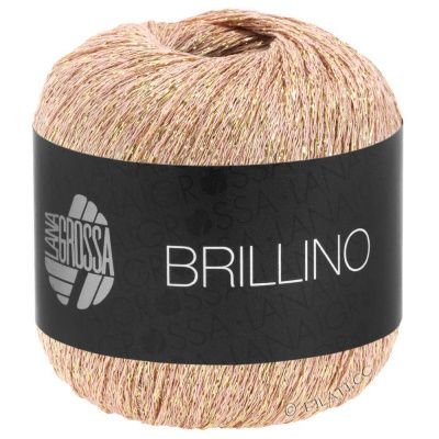 Lana Grossa BRILLINO 019  83% вискоза, 17% полиэстер металик, 25г/ 200м
